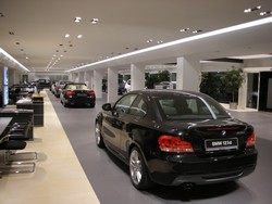 BMW's flagship showroom in Rome