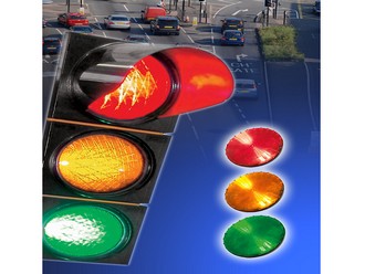 LED traffic light bulbs save costs and reduce maintenance