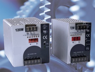 DIN rail power supplies from powersolve feature intelligent monitoring across key parameters