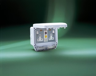 Weatherseal IP56 and with RCD protection