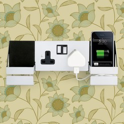 New Ambassador Phone Charger Holder stores wires safely and discreetly