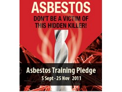 The Health and Safety Executive has set a poignant target of 4,000 hours of free asbestos awareness training to help tradesmen across Britain protect themselves from the deadly dust