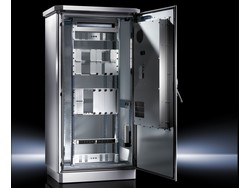 Rittal has a range of outdoor enclosures designed around a central stainless steel frame clad with inner and outer panels, manufactured from aluminium, for optimum stability